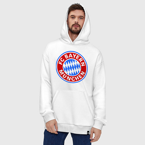 Худи оверсайз Bayern Munchen FC / Белый – фото 4