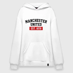 Худи оверсайз FC Manchester United Est. 1878