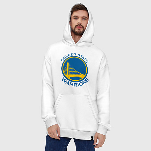 Худи оверсайз Golden state Warriors / Белый – фото 4