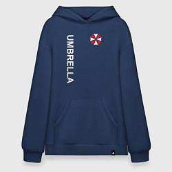 Толстовка-худи оверсайз UMBRELLA CORP, цвет: тёмно-синий