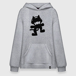 Толстовка-худи оверсайз MONSTERCAT, цвет: меланж