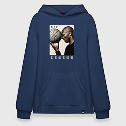 Толстовка-худи оверсайз Kobe - RIP Legend, цвет: тёмно-синий