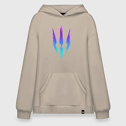 Толстовка-худи оверсайз ВЕДЬМАК, цвет: миндальный