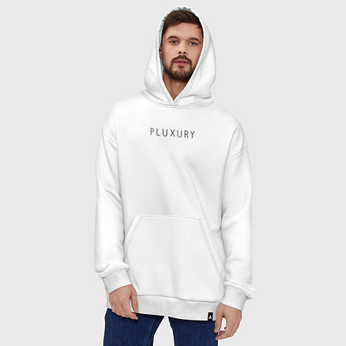 Худи оверсайз PLUXURY / Белый – фото 4