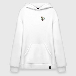 Толстовка-худи оверсайз Бостон Селтикс, цвет: белый