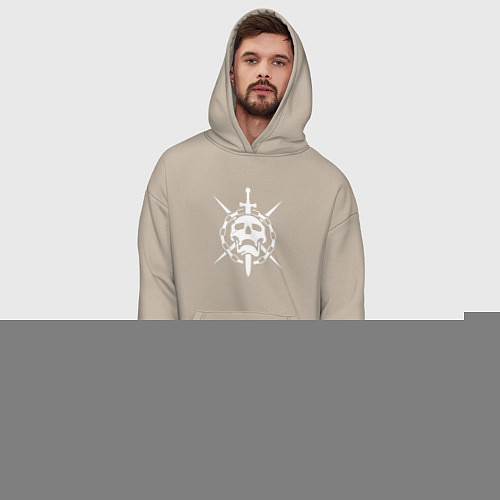 Худи оверсайз DESTINY 2 / Миндальный – фото 4