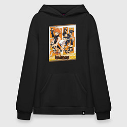 Толстовка-худи оверсайз Haikyuu Haikyu Haikuu, цвет: черный