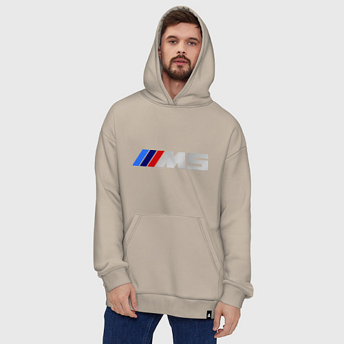Худи оверсайз BMW M5 / Миндальный – фото 4