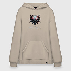 Толстовка-худи оверсайз The Witcher, цвет: миндальный