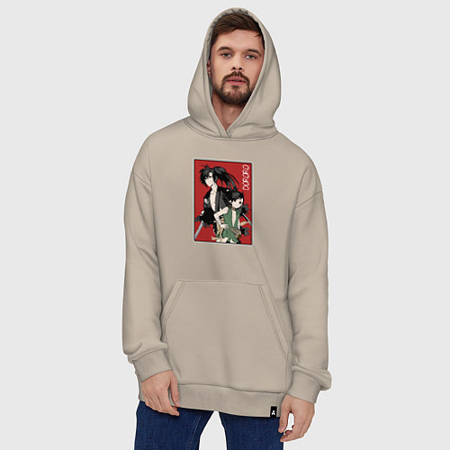 Худи оверсайз Дороро Dororo / Миндальный – фото 4