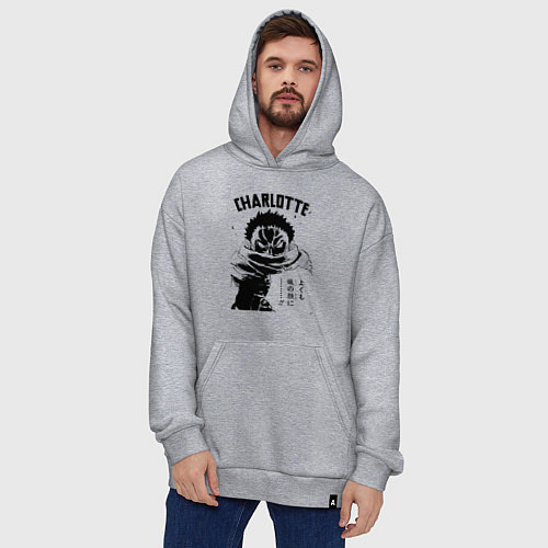 Худи оверсайз Шарлотта Катакури One Piece / Меланж – фото 4
