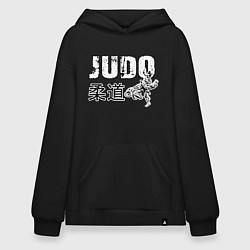 Толстовка-худи оверсайз Style Judo, цвет: черный