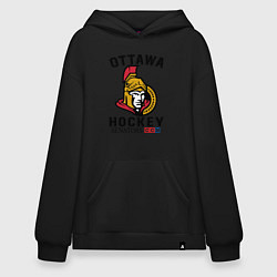 Толстовка-худи оверсайз OTTAWA SENATORS ОТТАВА СЕНАТОРЗ, цвет: черный