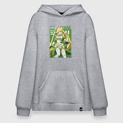 Толстовка-худи оверсайз Leafa art Мастера меча онлайн, цвет: меланж