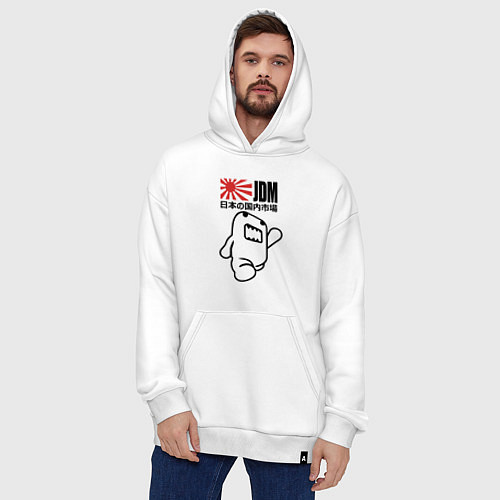 Худи оверсайз JDM Japan / Белый – фото 4