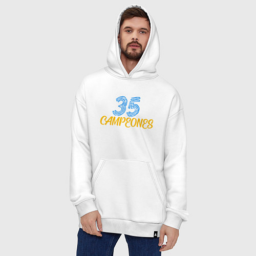 Худи оверсайз 35 Champions / Белый – фото 4