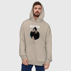 Толстовка-худи оверсайз Helena Bonham Carter, цвет: миндальный — фото 2