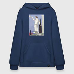 Толстовка-худи оверсайз Robe du Soir, de Worth Муза, цвет: тёмно-синий