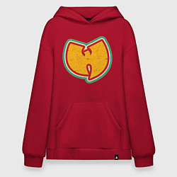 Толстовка-худи оверсайз Wu-Tang Colors, цвет: красный