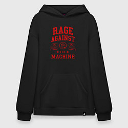 Худи оверсайз Rage Against the Machine красный