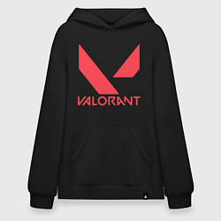 Худи оверсайз Valorant - logo