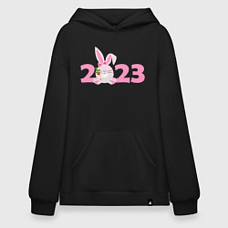 Худи оверсайз Розовый кролик 2023