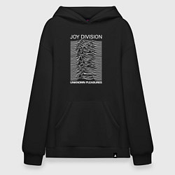 Толстовка-худи оверсайз Joy Division, цвет: черный