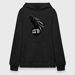 Толстовка-худи оверсайз DM Raven, цвет: черный