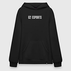 Толстовка-худи оверсайз G2 ESPORTS, цвет: черный
