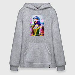 Толстовка-худи оверсайз Gioconda - web ghetto - fashion style, цвет: меланж
