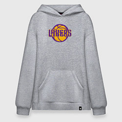 Худи оверсайз Lakers ball