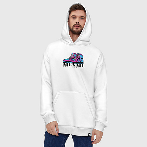 Худи оверсайз Basketball Miami / Белый – фото 4