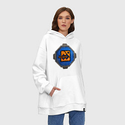 Толстовка-худи оверсайз Последний Бастион Warhammer: Total War, цвет: белый — фото 2