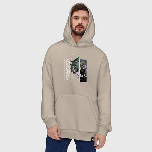 Худи оверсайз Jigokuraku Gabimaru / Миндальный – фото 4