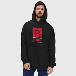 Толстовка-худи оверсайз Depeche Mode - Black Celebration album merch, цвет: черный — фото 2