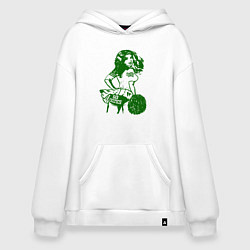 Толстовка-худи оверсайз Go Celtics, цвет: белый