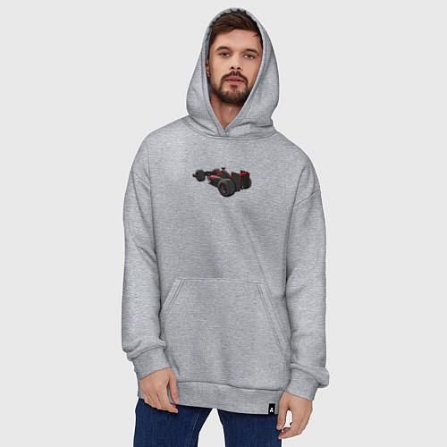 Худи оверсайз Formula 1 McLaren / Меланж – фото 4