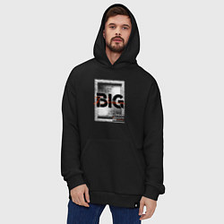 Толстовка-худи оверсайз Big dream streetwear, цвет: черный — фото 2