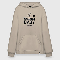 Худи оверсайз U2 - Achtung Baby hansa studio berlin