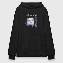 Толстовка-худи оверсайз Joy Division - Ian Curtis, цвет: черный