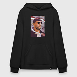 Толстовка-худи оверсайз Киллер, цвет: черный