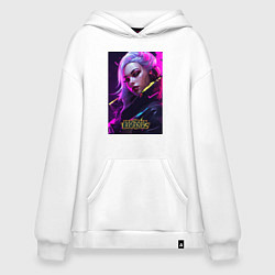 Толстовка-худи оверсайз League of Legends Kaisa Kda, цвет: белый