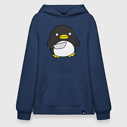 Худи оверсайз Линукс пингвин
