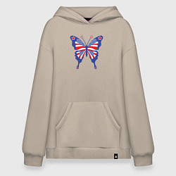 Худи оверсайз USA butterfly