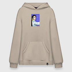 Толстовка-худи оверсайз Чин Butter, цвет: миндальный