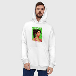Толстовка-худи оверсайз Субстанция Маргарет Коулли, цвет: белый — фото 2