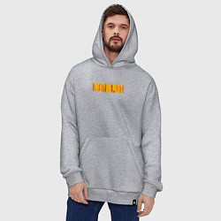 Толстовка-худи оверсайз Twenty one pilots - color logo, цвет: меланж — фото 2