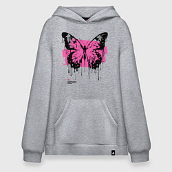 Худи оверсайз Grunge butterfly
