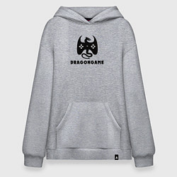 Толстовка-худи оверсайз Игра дракона, цвет: меланж