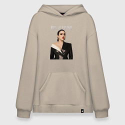 Толстовка-худи оверсайз Билли Айлиш в черном костюме, цвет: миндальный
